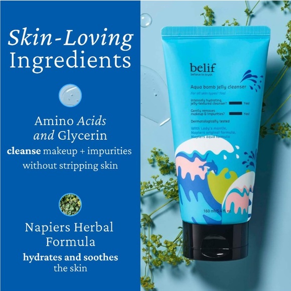 Belif Aqua Bomb Jelly Cleanser - Picture 3 of 3